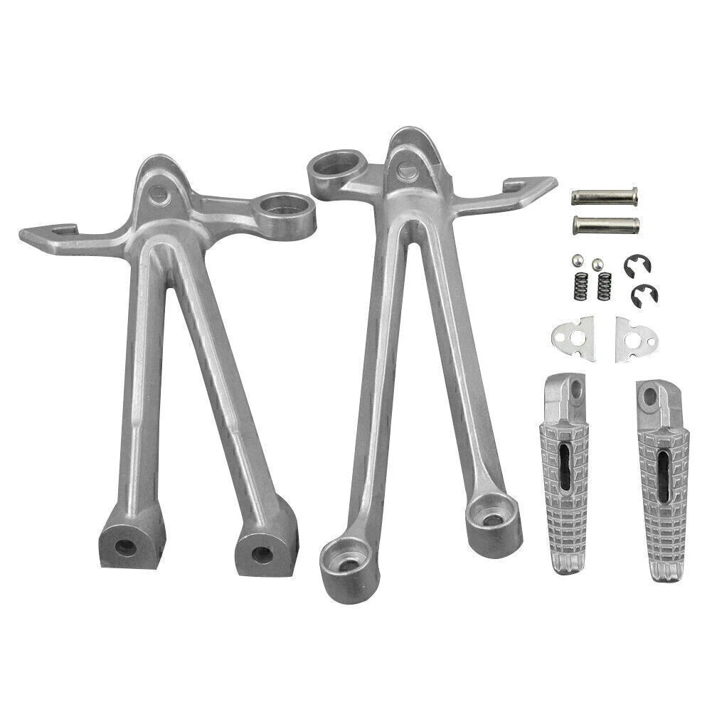Passenger Rear Footpegs Footrests Brackets for Suzuki GSXR 1000 (2009–2011)