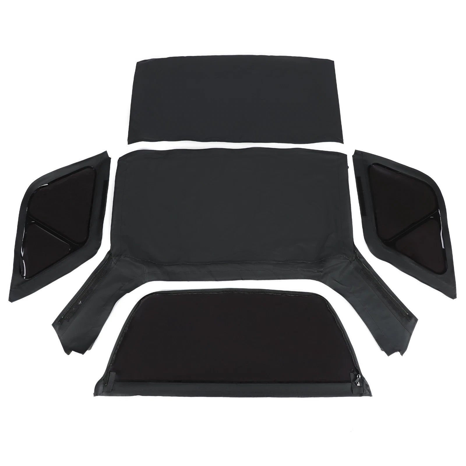 Replacement Soft Top for Chevrolet Tracker 2DR (1999–2004) w/ Tinted Windows Black
