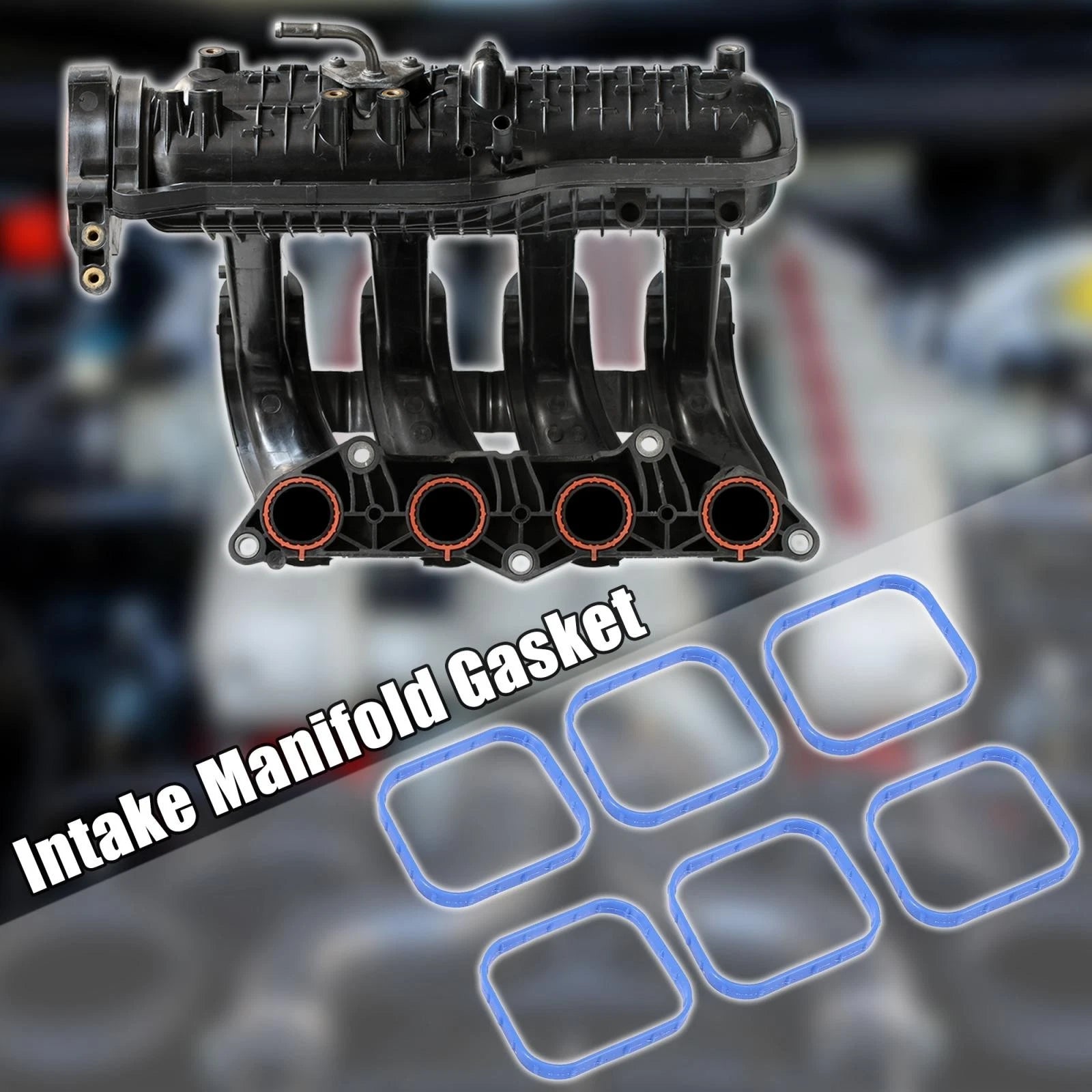 Set of 6 Engine Intake Manifold Gaskets for Chevrolet Cadillac (12647263)