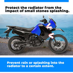 Right Side Radiator Shroud for Kawasaki KLR650 (2008–2018) Black Painted