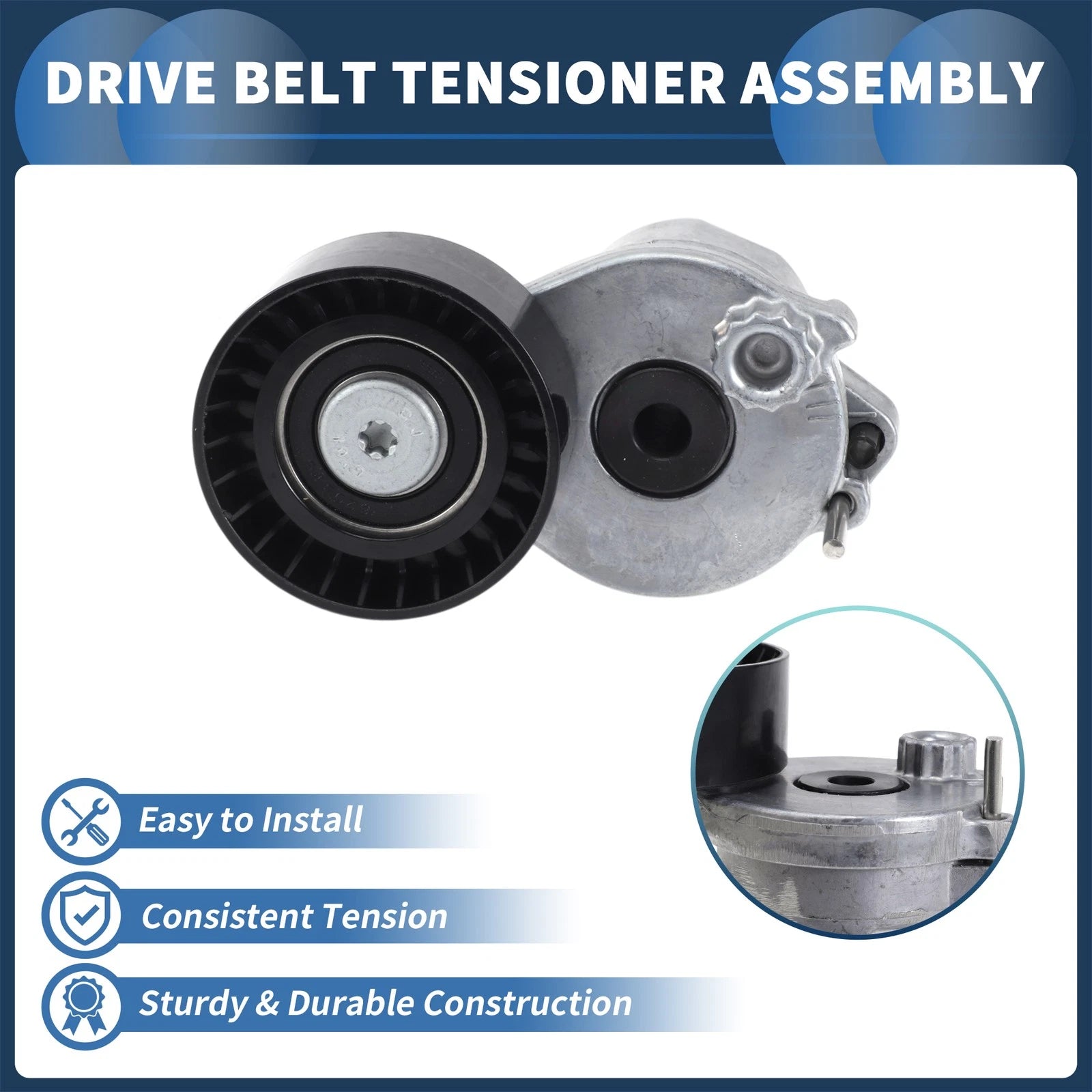 Belt Tensioner for Mercedes-Benz C-Class (2007–2014) No. 2742001270/2742000470