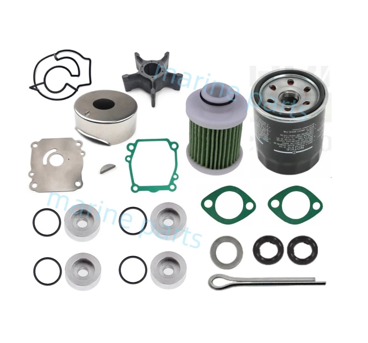 Maintenance Kit for Suzuki Outboard DF 100 115 140 HP (17400-92822, 17400-92821)