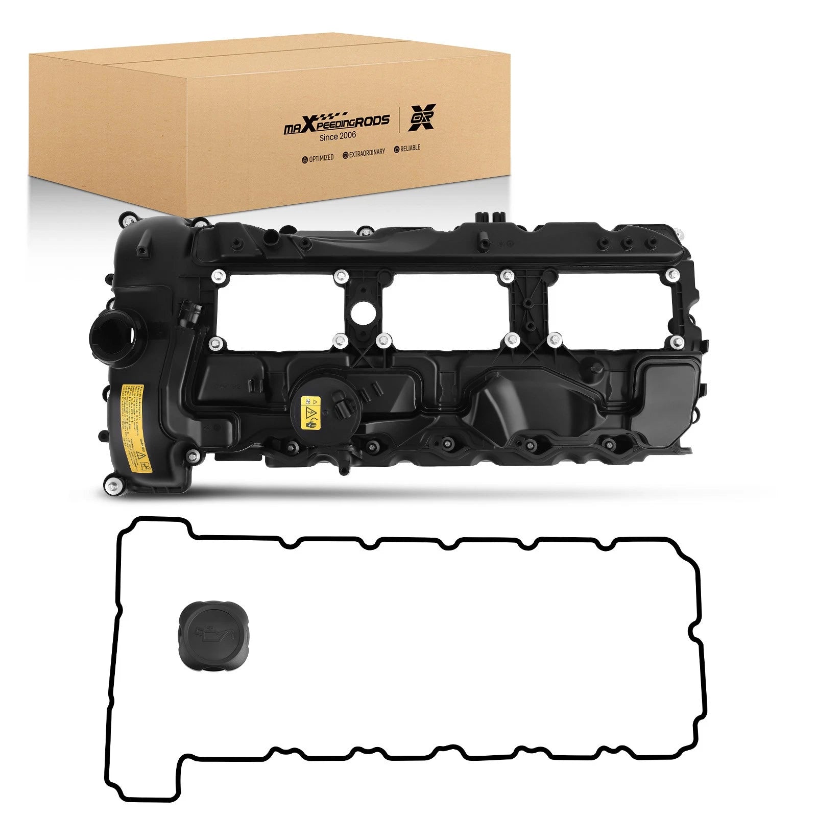 Engine Valve Cover w/ Gasket & Cap for BMW X3 X5 X6 335i 535i (2011–2014)