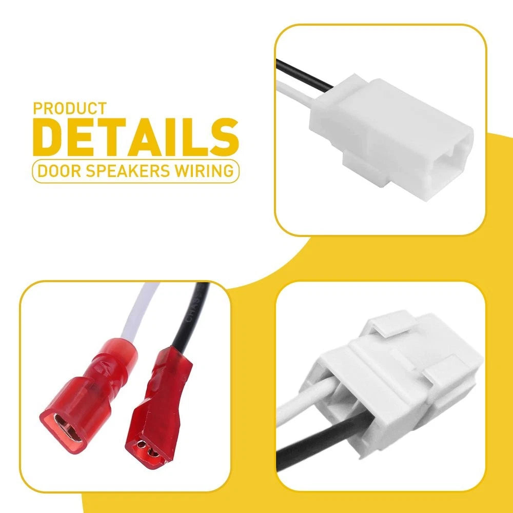 Speaker Harness Wiring Adapter for Ram 2500 3500 (2003–2010) & Wrangler (2003–2021)