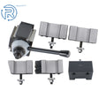 Set of 6 Quick Change Tool Post for Lathe Swing Wedge Type 444 (14"–20")