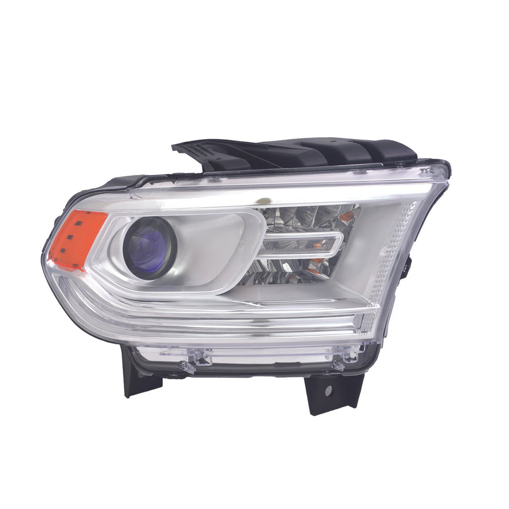 Halogen Headlight Assembly Chrome Passenger Side for Jeep Grand Cherokee (2011–2021)