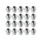 Set of 20 Chrome Lug Nuts for Ford Edge, Mustang (2007–2023) ACPZ1012M