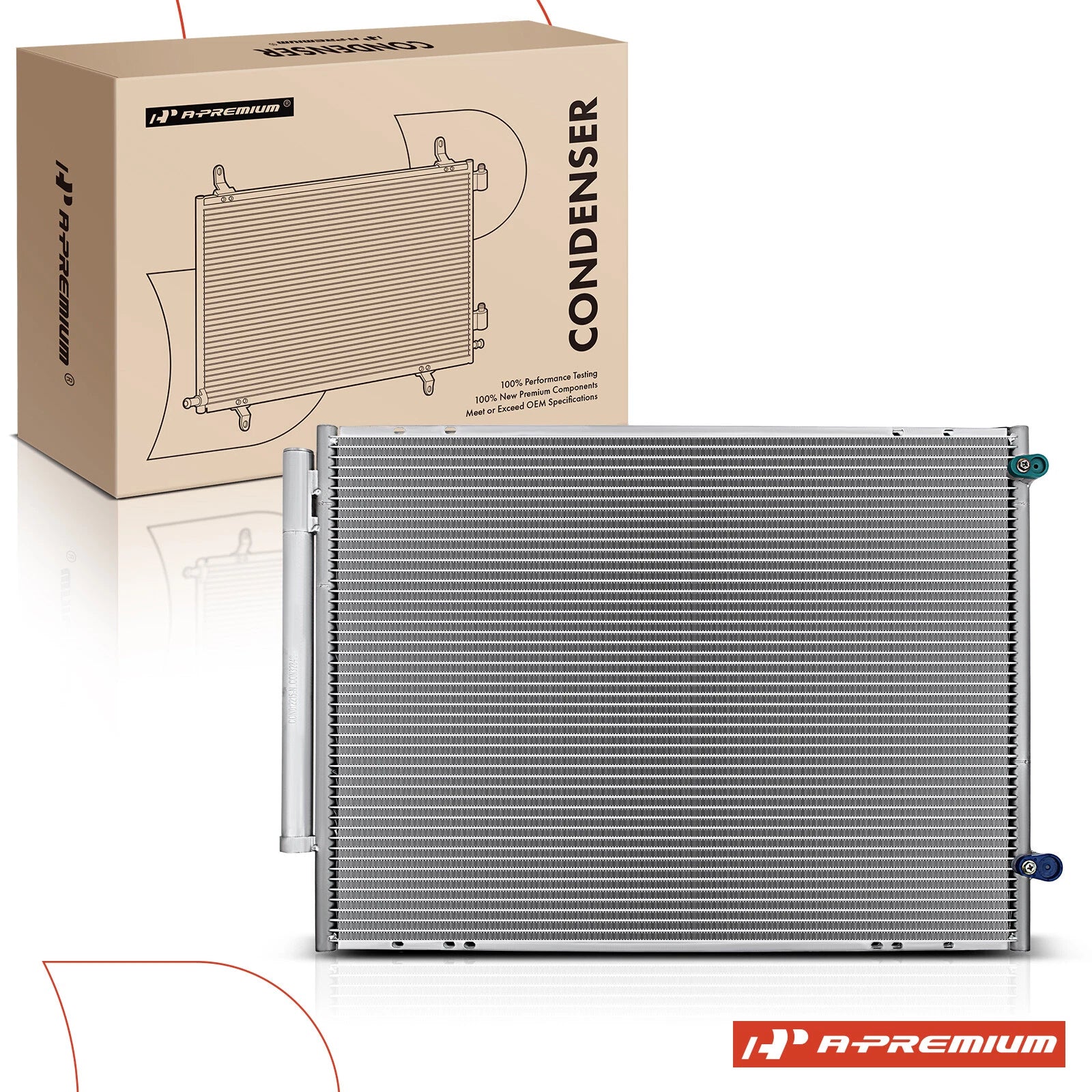 A/C Condenser with Receiver Drier for Toyota Sienna (2004â2010)