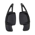 CNC Black Steering Wheel Paddle Shifter Extensions for Audi A6 A7 A8 S4 S5 (2019-2023)