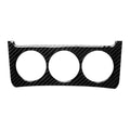 Carbon Fiber Central Console Dashboard Knob Cover Trim for Nissan 350Z (2003–2009)