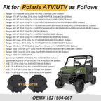 2X Wheel Rim Caps for Polaris Ranger 570 900 1000 (2013–2019)