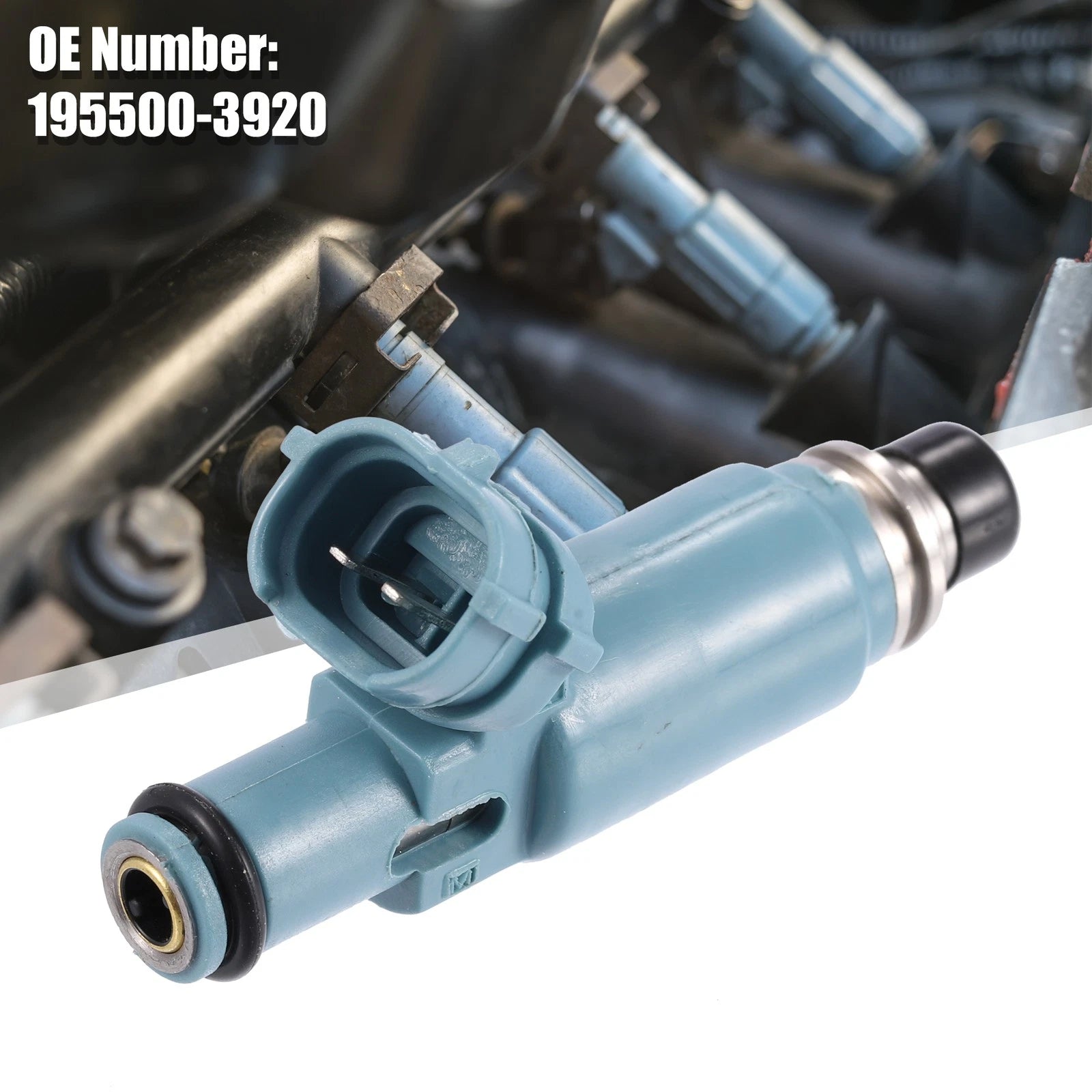 Set of 4 Fuel Injectors 195500-3920 16611-AA521 for Subaru Impreza WRX (2002–2005)