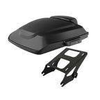 Matt Black Razor Trunk Pad Mount Rack for Harley Electra Road Glide (2014–2026)
