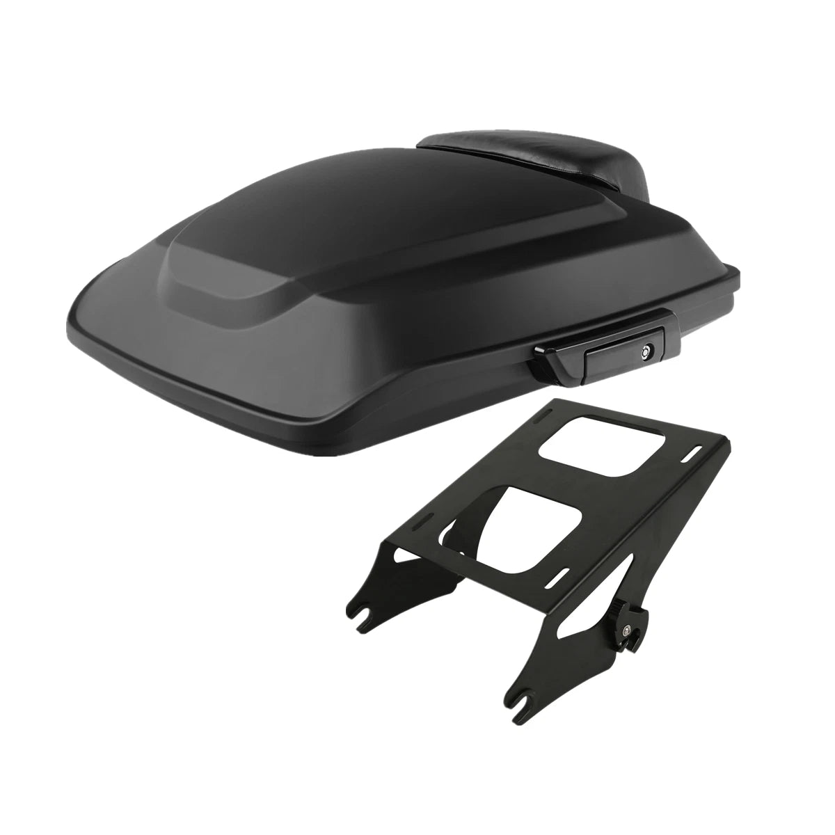 Matt Black Razor Trunk Pad Mount Rack for Harley Electra Road Glide (2014–2026)