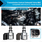 Transmission Control Solenoid Valve B&C for Acura CL Honda Accord (1998–2012)