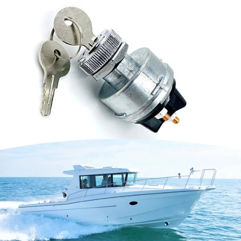 4 Position Ignition Switch for Cars, Boats, Motorcycles