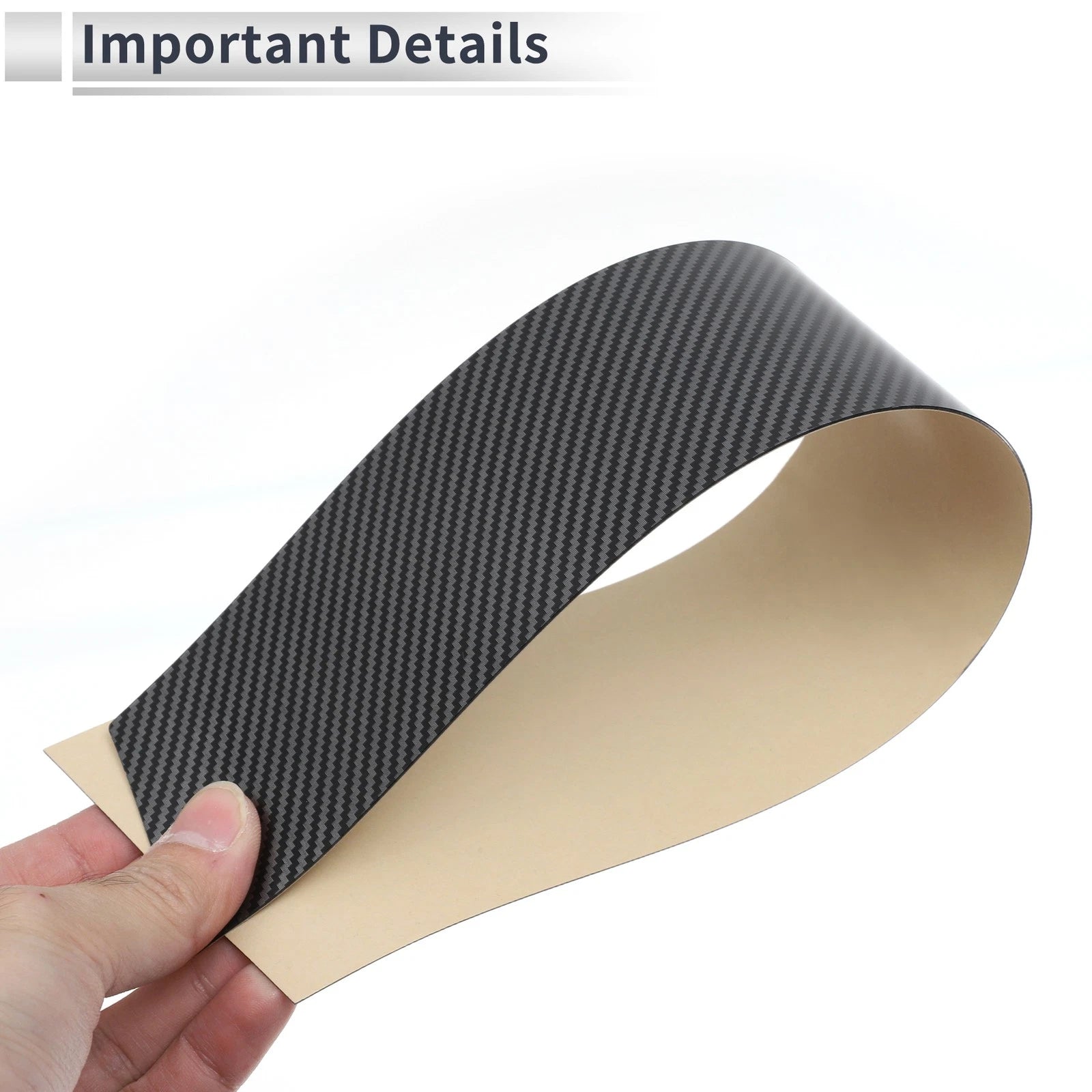 Set of 6 Door Pillar Window Trim for Mazda CX-3 (2015–2021) Carbon Fiber