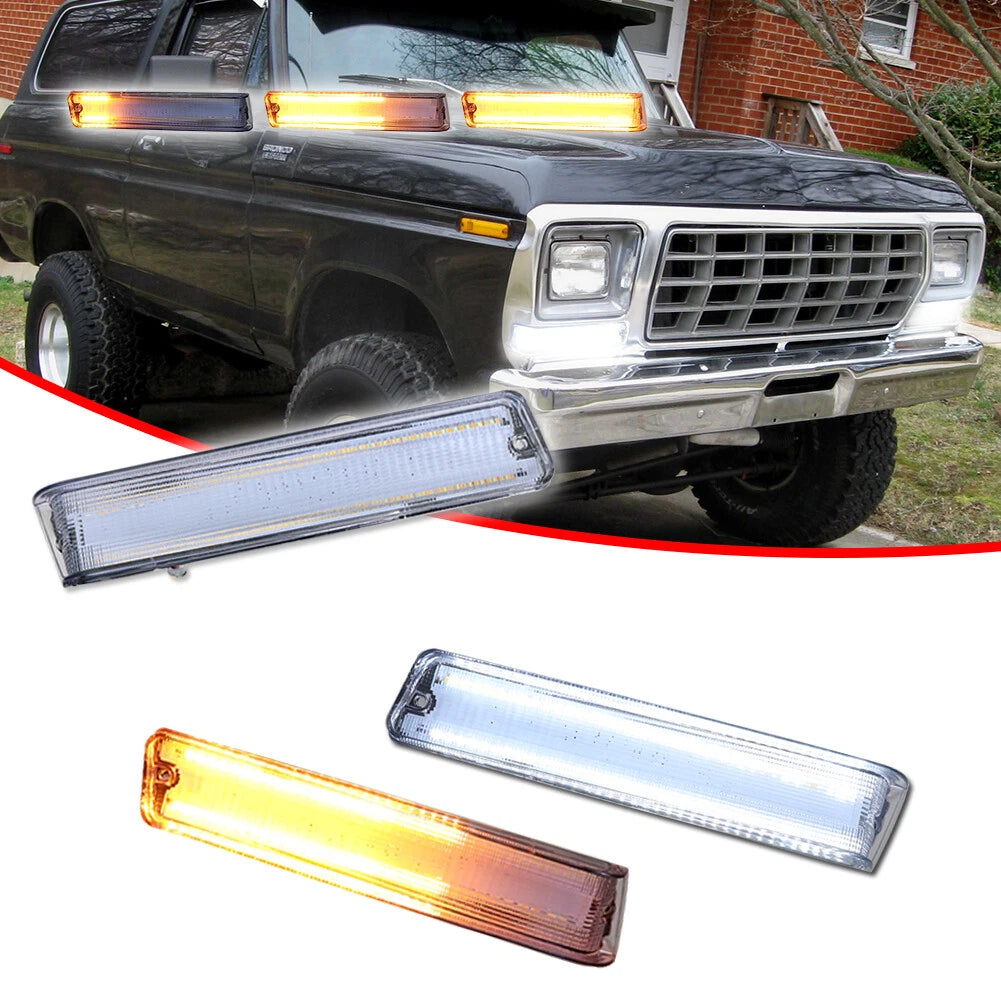 Dynamic Switchback LED DRL Turn Signal Lights for Ford F-150 Bronco