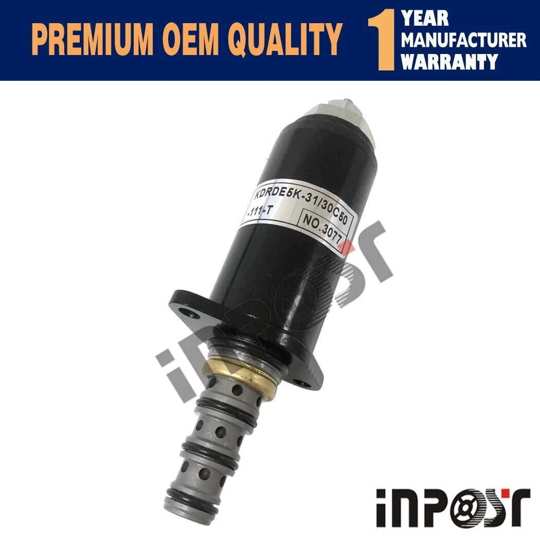 Solenoid Valve YB35V00003F1 KDRDE5K-31/30C50-111 for Kobelco SK200-6E SK250-6E (2000–2006)