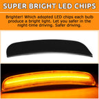 Smoke Lens LED Side Marker Lights for Dodge Charger (2015–2023)