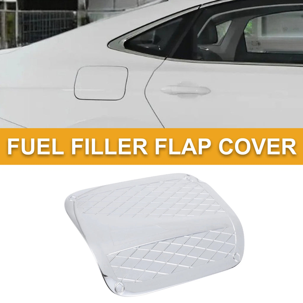 Fuel Tank Door Cap for Toyota Camry (2018–2023) Chrome Silver Tone