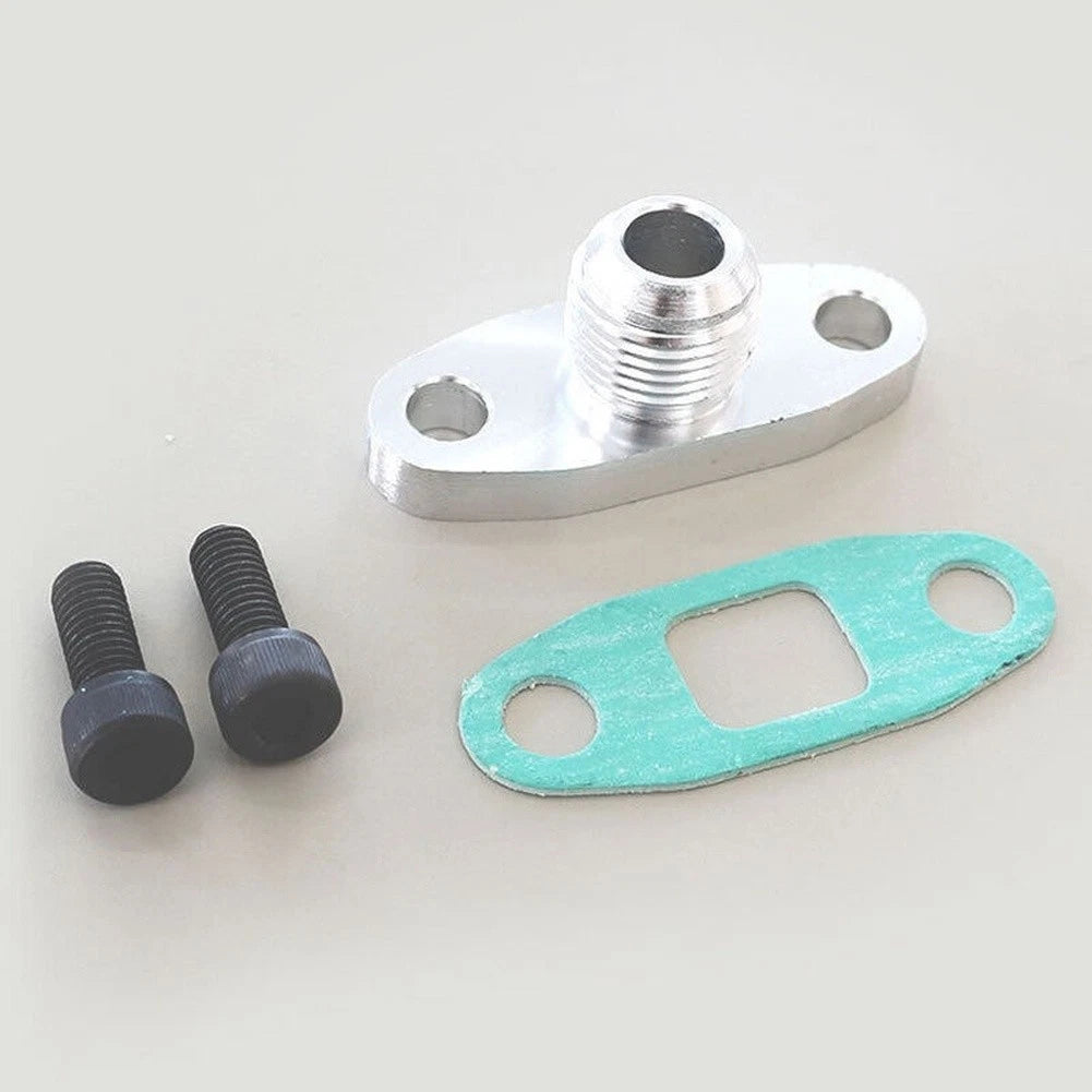 Turbocharger Oil Drain Flange Adapter for GT28 GT25 GT30 (T6061 Aluminum)