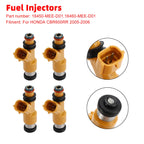 Set of 4 Fuel Injectors 16460-MEE-D01, 16450-MEE-D01 for Honda CBR600RR (2005–2006)