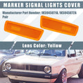 LED Front Bumper Side Marker Lights Cover for Volkswagen Jetta (1 Pair)