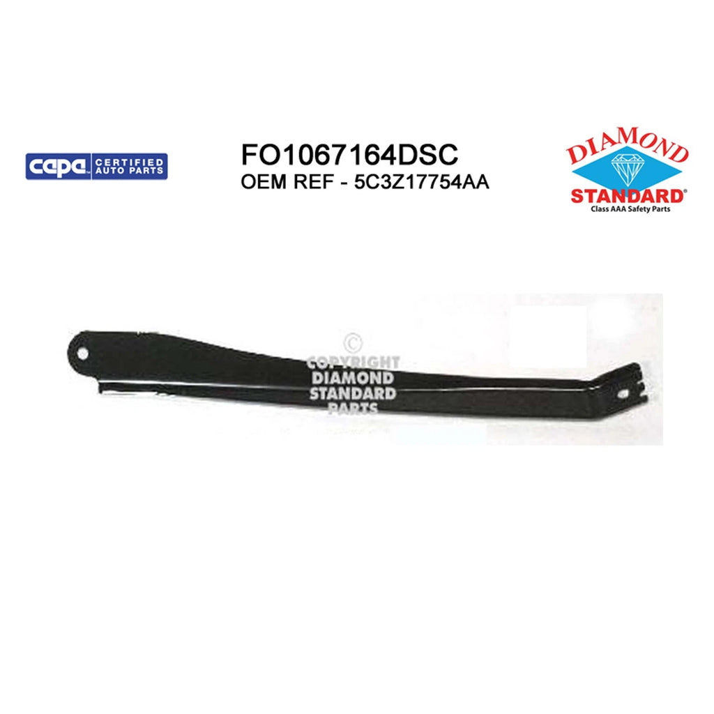 Replacement Steel Front Passenger Side Outer Bumper Mount Bracket for Toyota