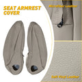 Leather Seat Armrest Cover for Chrysler Town & Country (2011–2016) Beige