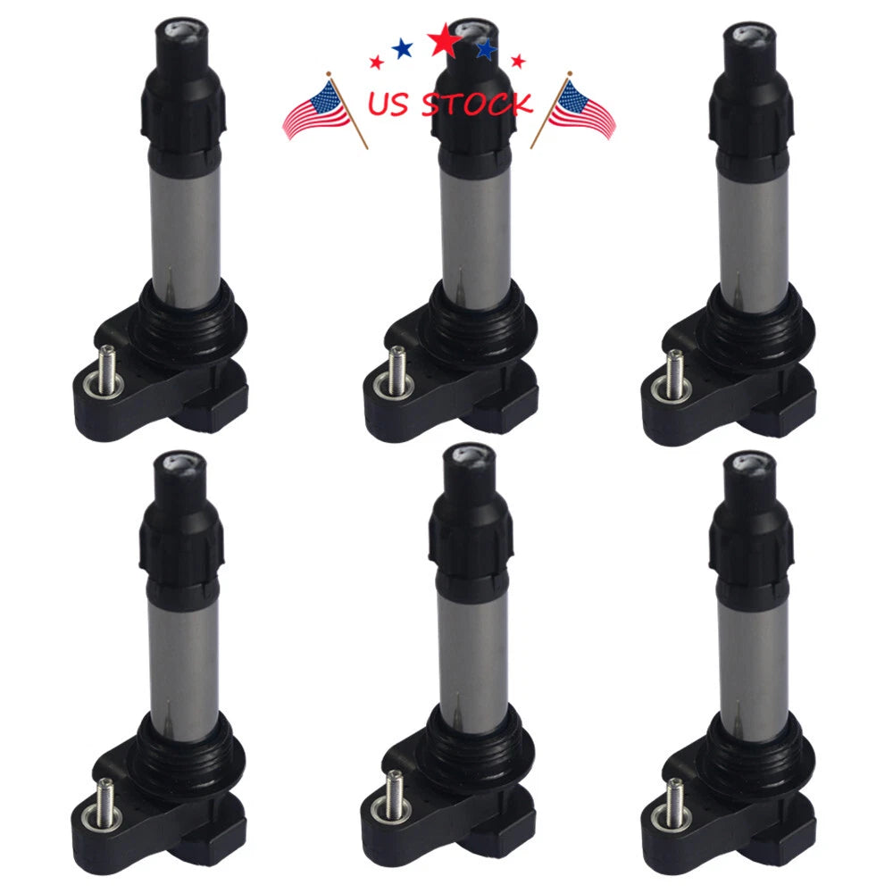Set of 6 Ignition Coils for Buick LaCrosse, Chevrolet Camaro, CTS, Impala, Terrain, SRX (2008–2013)