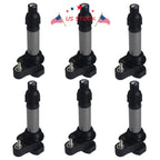 Set of 6 Ignition Coils for Buick LaCrosse, Chevrolet Camaro, CTS, Impala, Terrain, SRX (2008–2013)