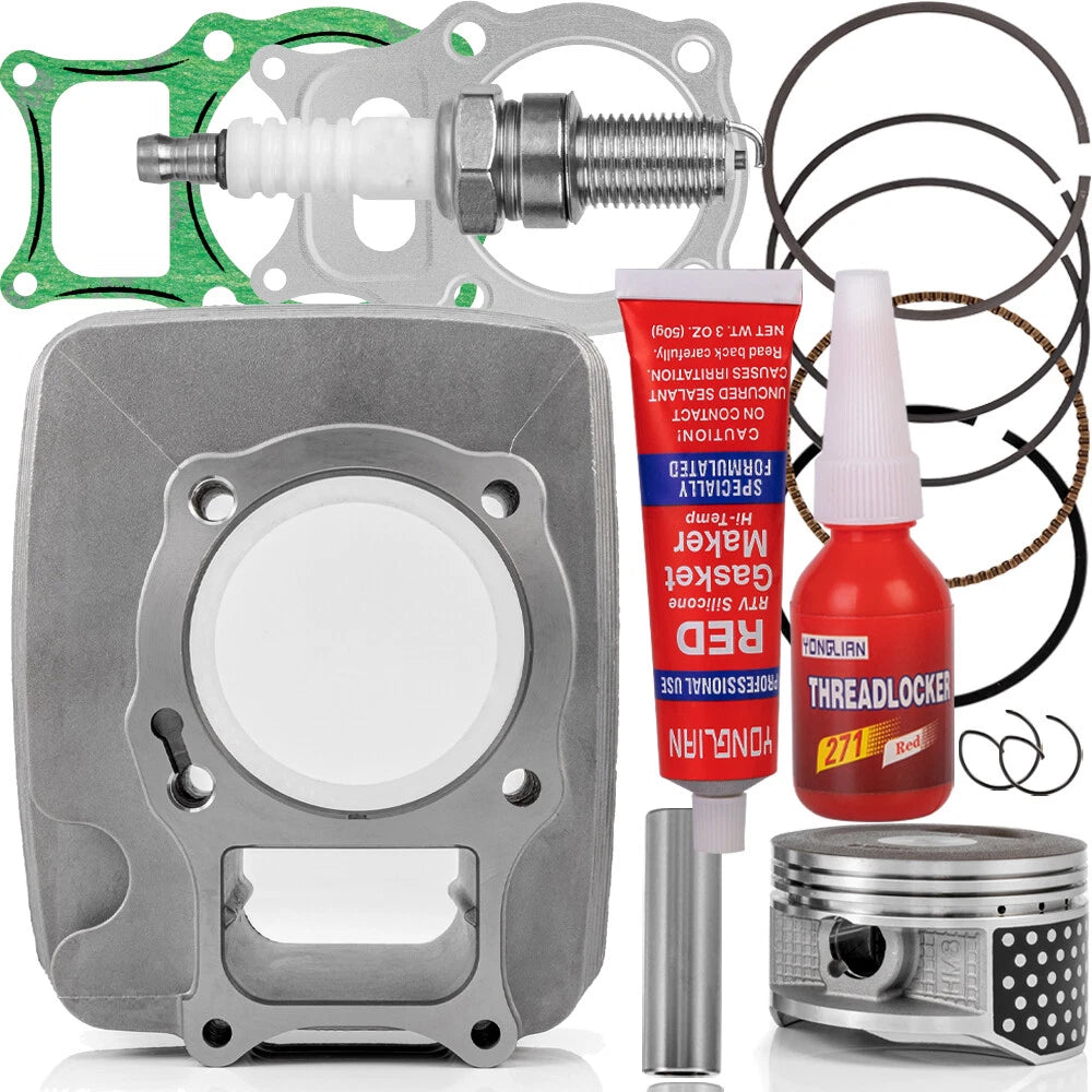 Cylinder Piston Top End Kit 74mm Bore for Honda TRX250EX 250X Recon 250 (2001–2009)
