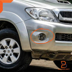 Front Bumper Fog Lights for Toyota Hilux Ute MK6 (2008-2011)
