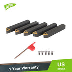 5Pcs 3/8" Indexable Carbide Turning Inserts for Machining Lathes