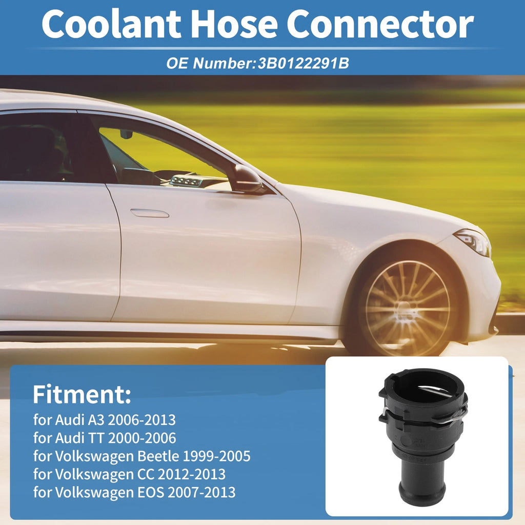 Engine Coolant Hose Connector for Audi A3 (2006–2013) No. 3B0122291B