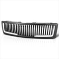 Vertical Fence Front Bumper Grille w/LED DRL Bar for Chevy Silverado 1500 (2007–2013)