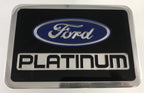 Trailer Tow Hitch Cover Plug Premium for Ford Platinum Billet Aluminum (2")