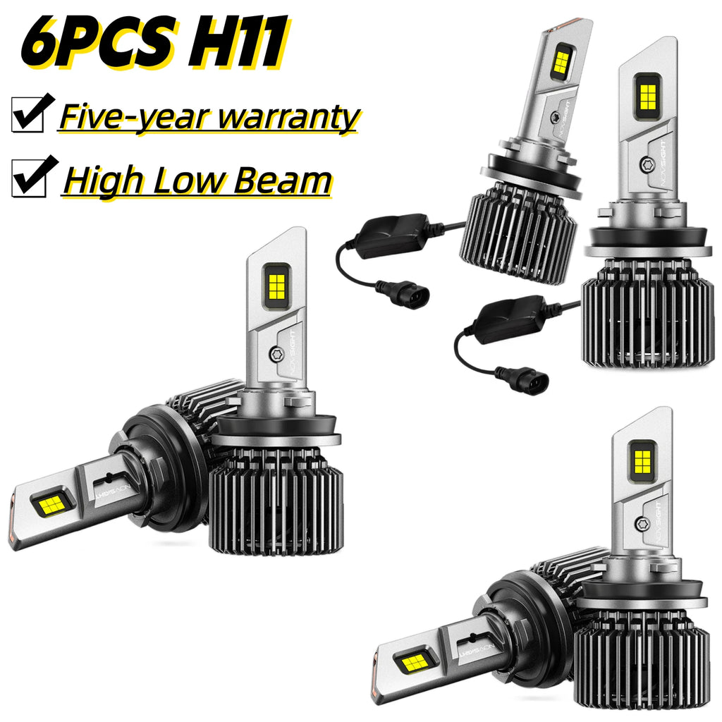 H11 LED Headlight Kit Bulbs for Chevrolet Impala Limited (2014–2016)