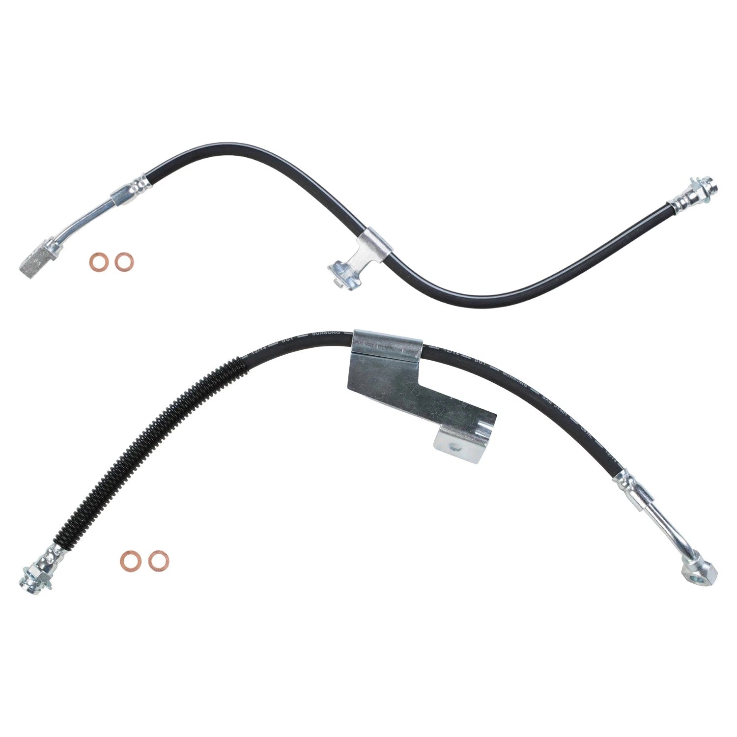 Sunsong Brake Hydraulic Hose Kit for GMC G3500 (1996) - Front Left & Right