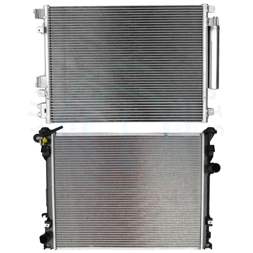 Aluminum Radiator & AC Condenser Cooling Kit for Dodge Charger (2006–2009)