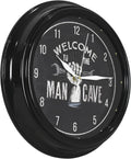 LED Wall Clock for Man Cave (12")