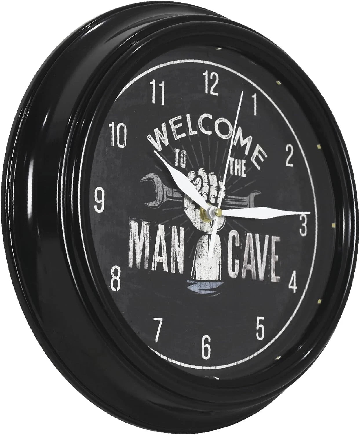LED Wall Clock for Man Cave (12")