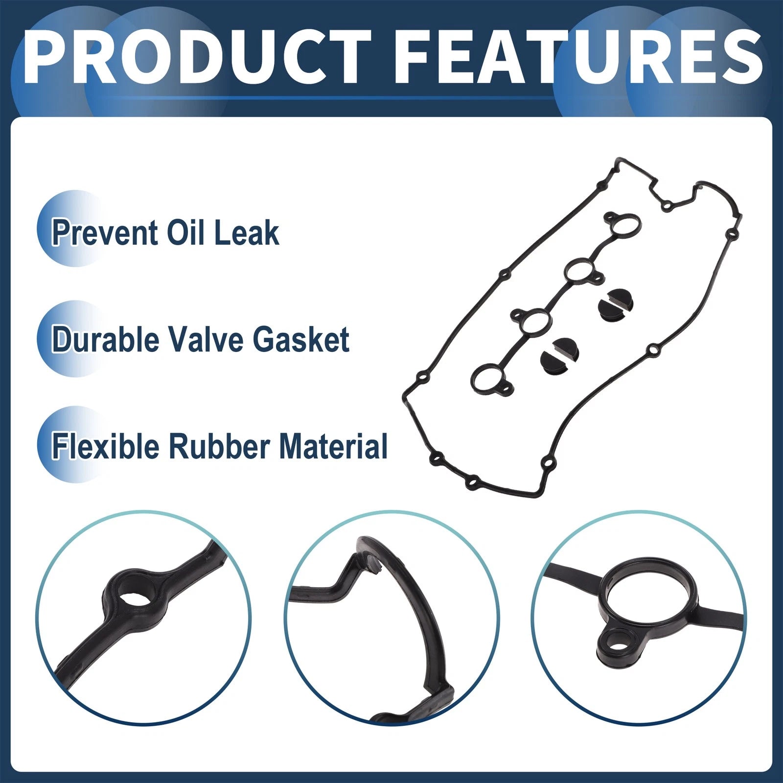 Valve Cover Gasket Set for Hyundai Grandeur (2016) 2244138010
