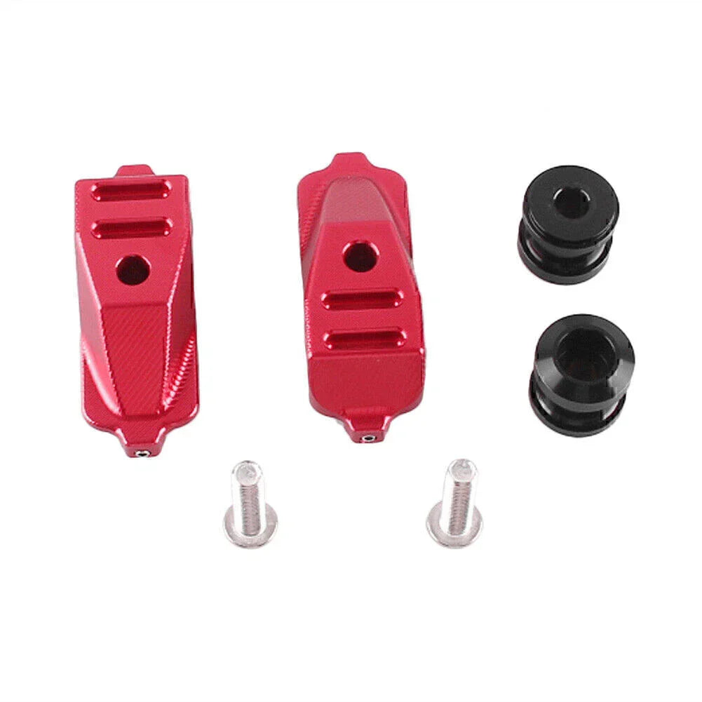 CNC Red Swingarm Spool Adapters for Honda CBR500 (2014-2015)