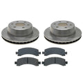 ACDelco Silver Rear Brake Kit 330mm Disc Rotors Pads for Escalade Tahoe (2002–2020)