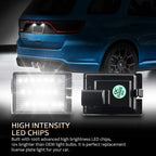6000K White LED License Plate Light for Dodge Durango (2014–2021)