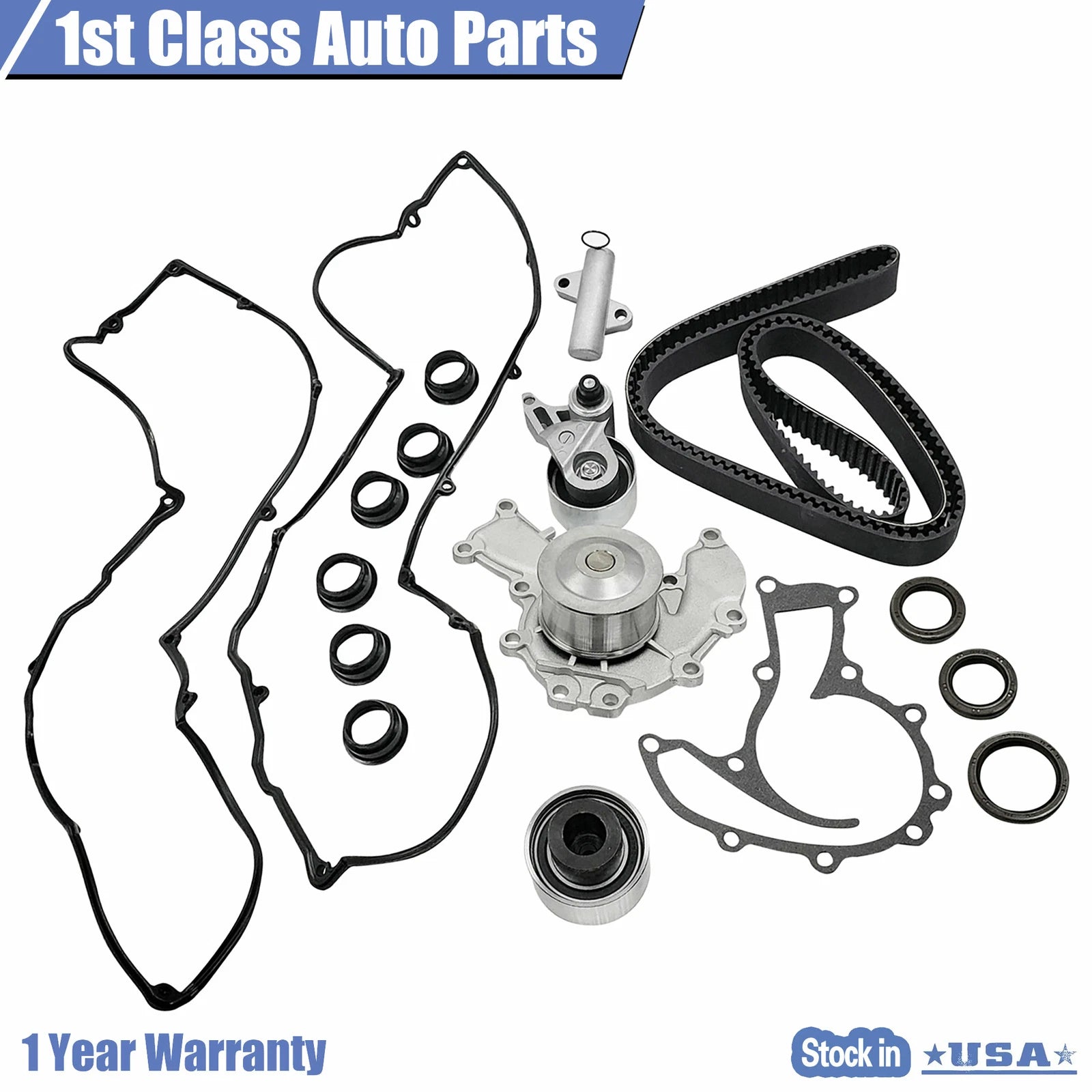 Timing Belt Set & Valve Cover Gasket for Isuzu Honda Acura (1995–1997)