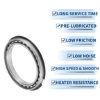 Deep Groove Ball Bearing 6809NR for Scooter Skateboard Wheel (P0 45x58x7mm)