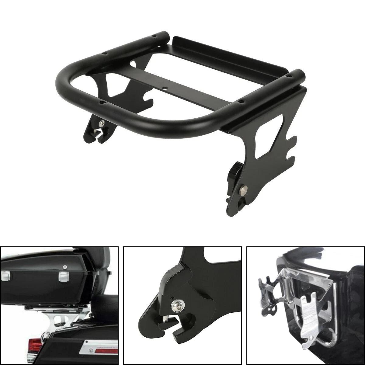 2X Luggage Mount Rack for Harley Touring Electra Street Glide (1997–2008)